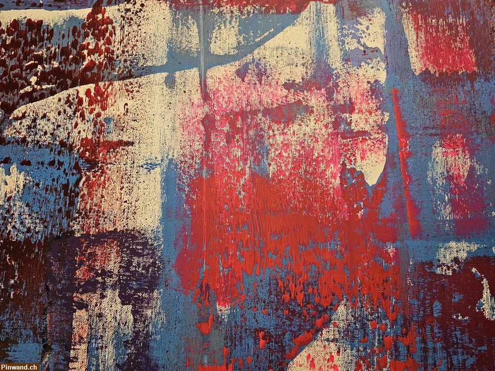 Bild 3: Neu: Abstrakt-Acrylbild - handmade: Masse: 80 x 100 cm