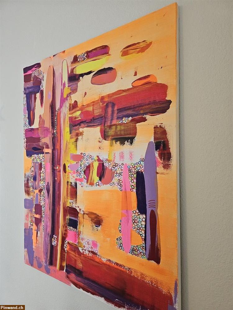 Bild 3: Neu: Abstrakt-Acrylbild - handmade: 80 x 100 cm - Unikat