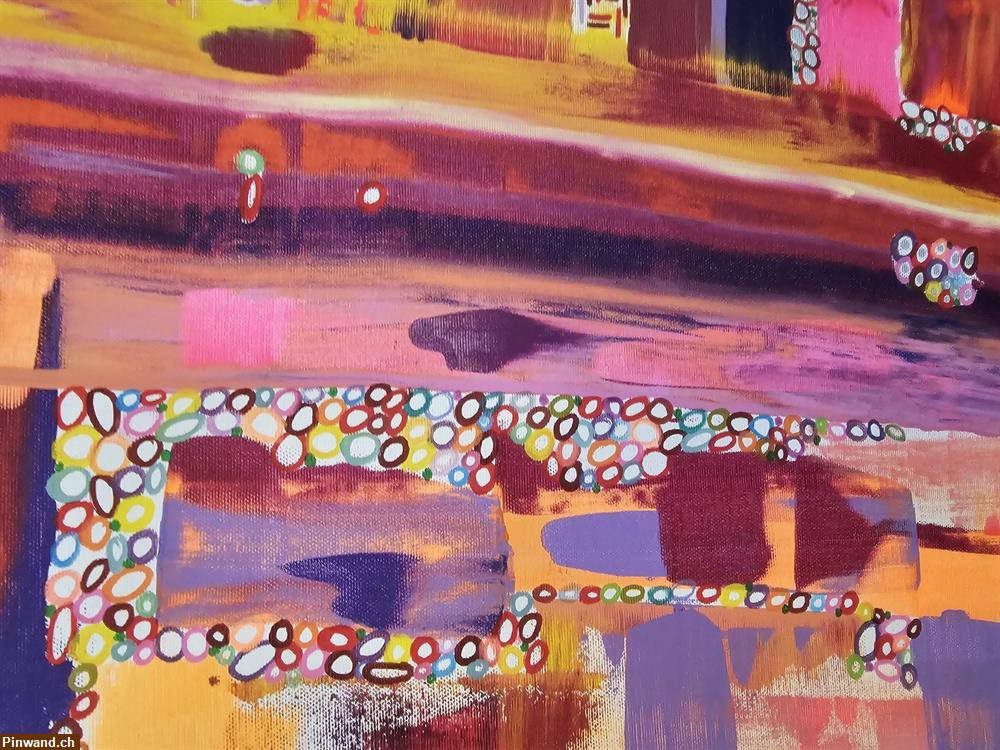 Bild 4: Neu: Abstrakt-Acrylbild - handmade: 80 x 100 cm - Unikat