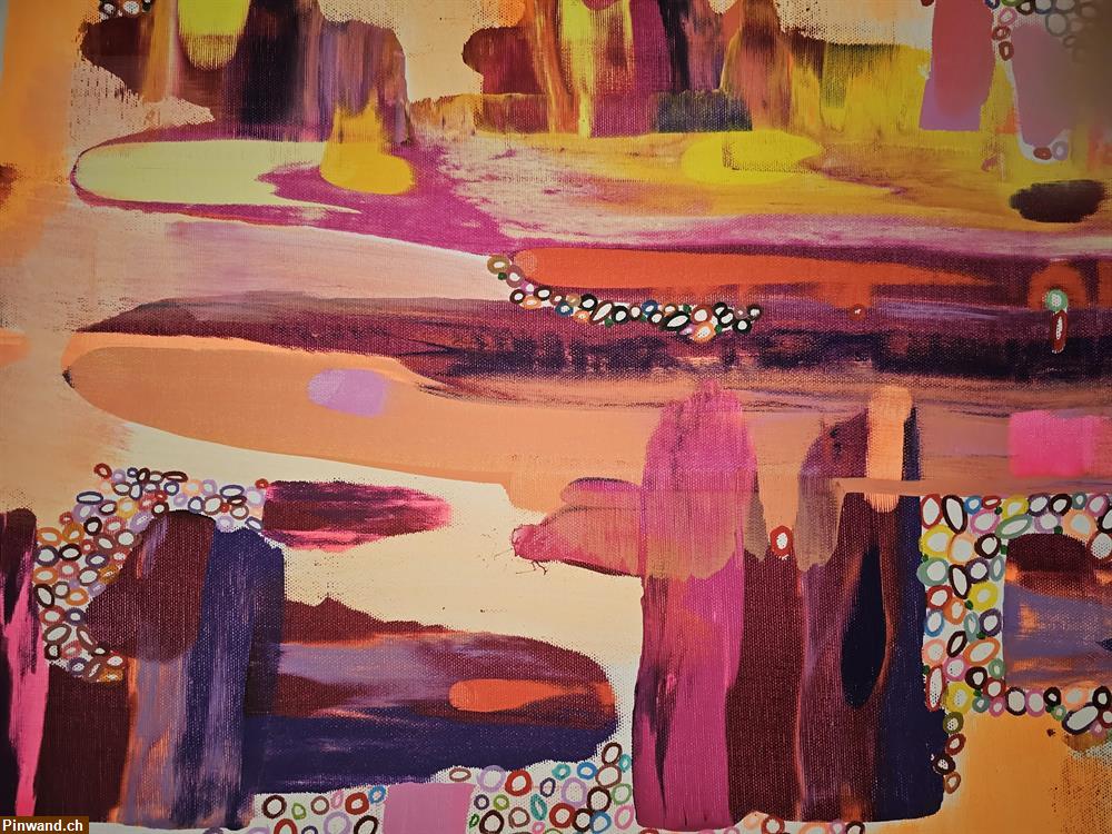 Bild 5: Neu: Abstrakt-Acrylbild - handmade: 80 x 100 cm - Unikat