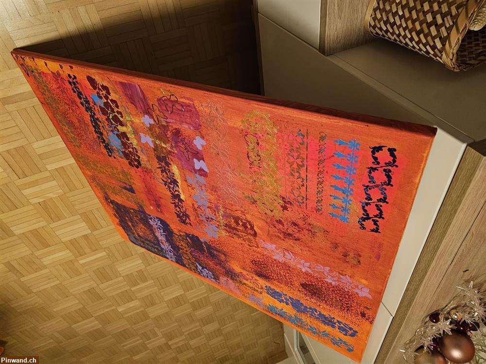 Bild 5: Neu: 80 x 100 cm - Abstraktes Bild, Unikat