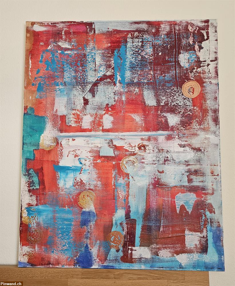 Bild 2: Neu: Abstraktbild: 80 x 100 cm - Unikat