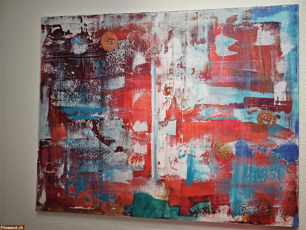 Bild 5: Neu: Abstraktbild: 80 x 100 cm - Unikat