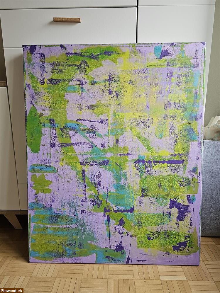 Bild 1: Purple: 80 x 100 cm - handmade
