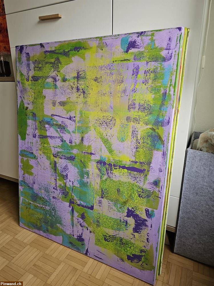 Bild 2: Purple: 80 x 100 cm - handmade