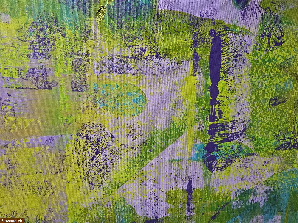 Bild 6: Purple: 80 x 100 cm - handmade