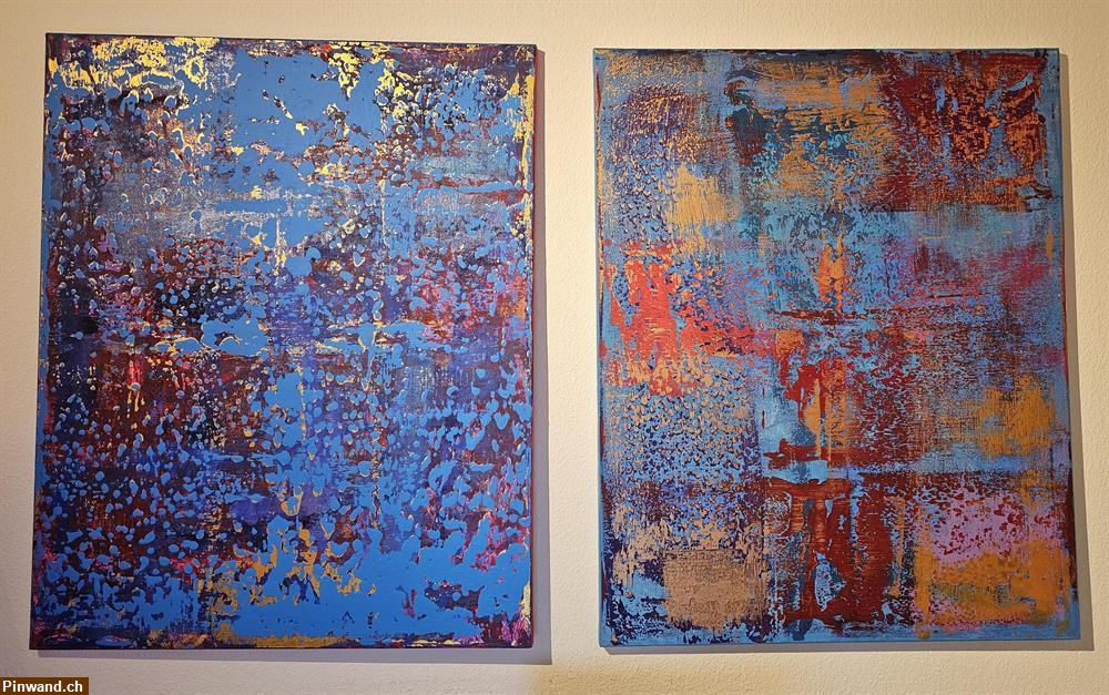 Bild 2: Neu: Abstraktes Bild "Mystic" - 80 x 100 cm