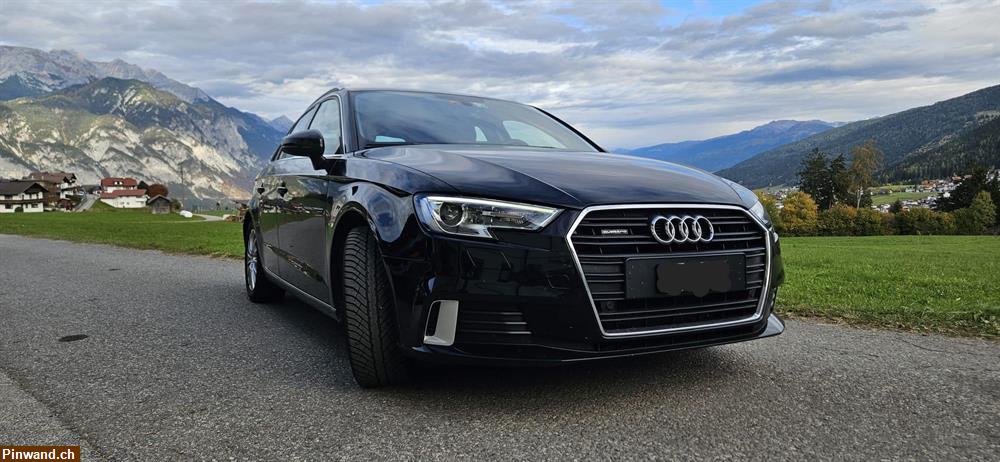 Bild 1: AUDI A3 4×4, schwarz mit Sportback ab MFK