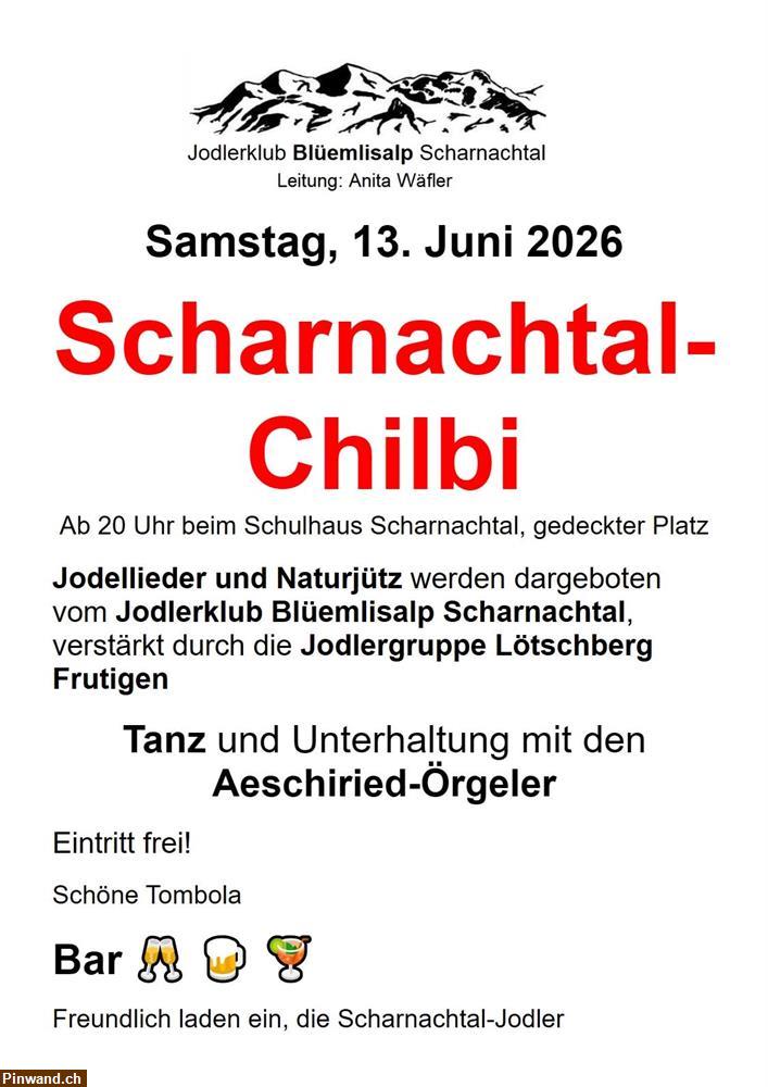 Bild 4: Scharnachtal-Chilbi am 13. Juni 2026 ab 20 Uhr