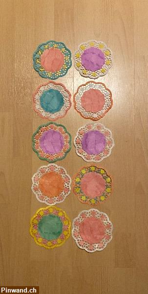 Bild 1: 10er Set farbige Mandala 1 zu verkaufen