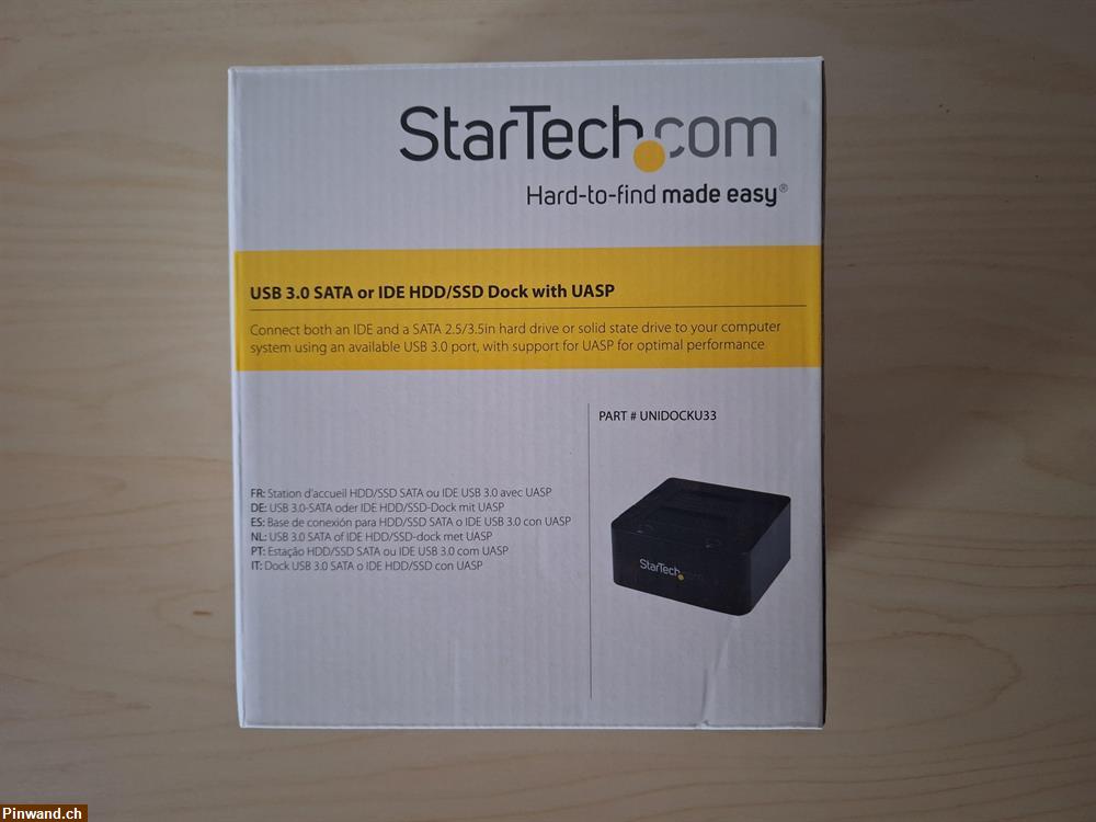 Bild 1: Dual-Bay USB 3.0 Dockingstation für SATA und IDE Festplatten
