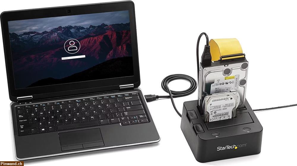 Bild 11: Dual-Bay USB 3.0 Dockingstation für SATA und IDE Festplatten