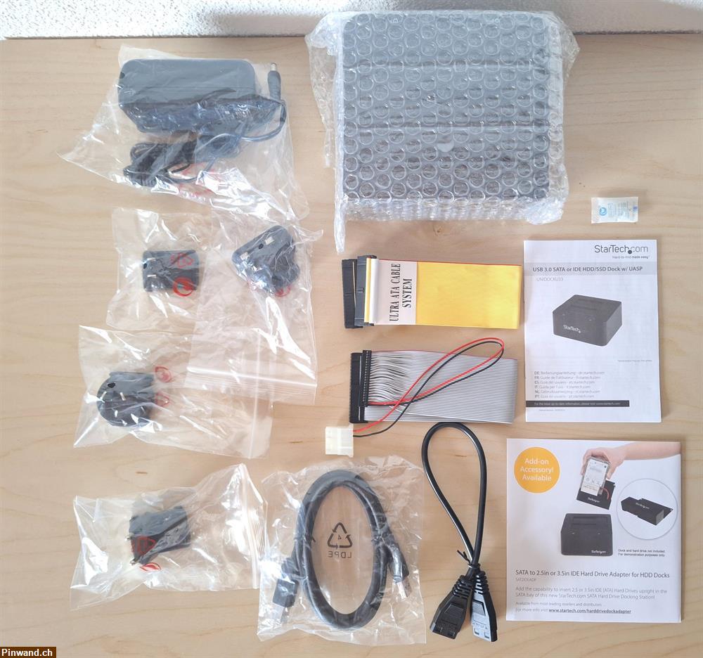 Bild 3: Dual-Bay USB 3.0 Dockingstation für SATA und IDE Festplatten