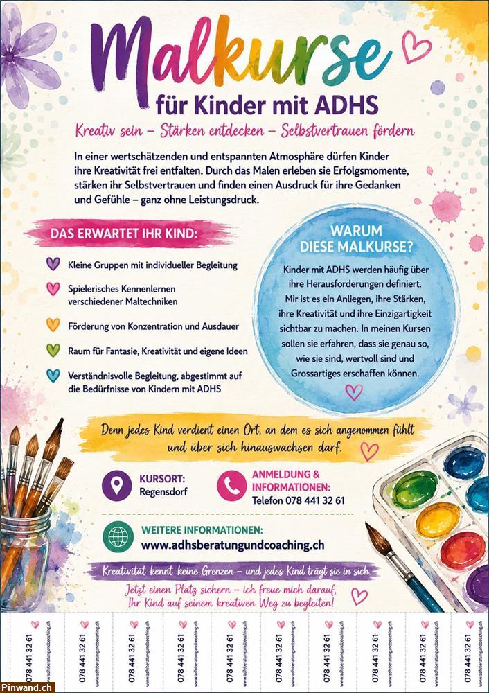 Bild 1: Malkurse: speziell für Kinder mit ADHS