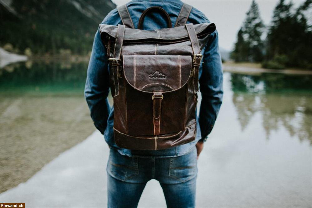 Bild 1: Alpenleder Biker Rucksack zu verkaufen