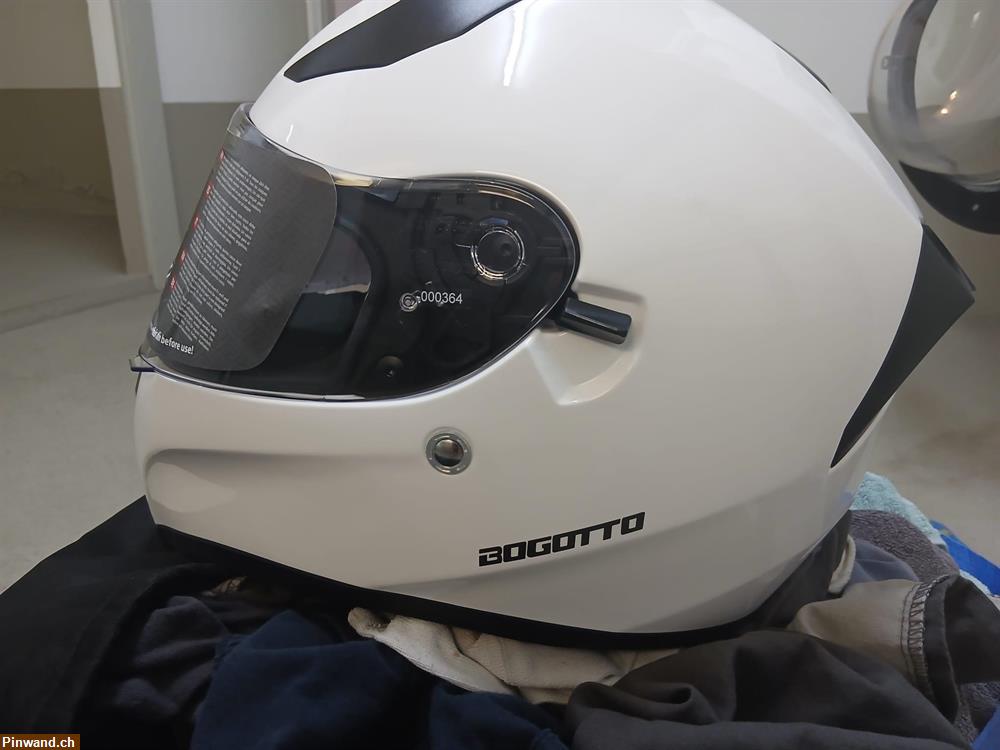 Bild 2: Motorradhelme Bogotto Solid Helm zu verkaufen