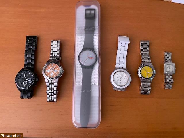 Bild 1: Markenuhren: Fossil, Breil, Swatch, Tissot zu verkaufen