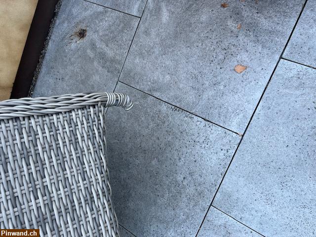 Bild 3: 4 Sessel Polyrattan mit Auflagen guter Zustand