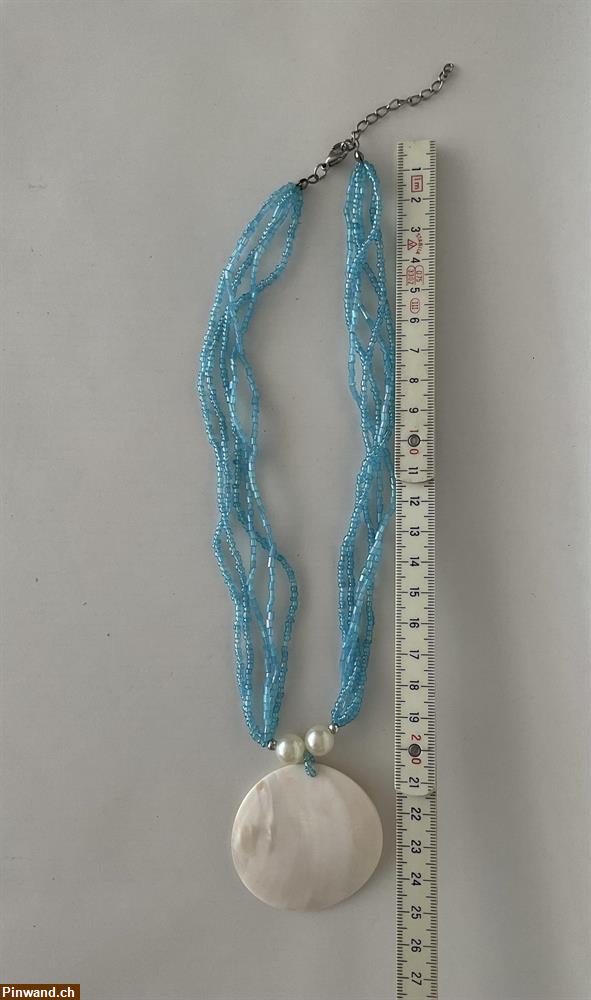 Bild 2: Collier blau zu verkaufen