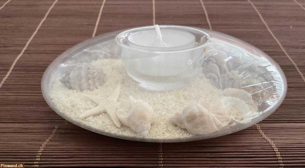 Bild 2: Kerzenhalter Muscheln - Sand zu verkaufen