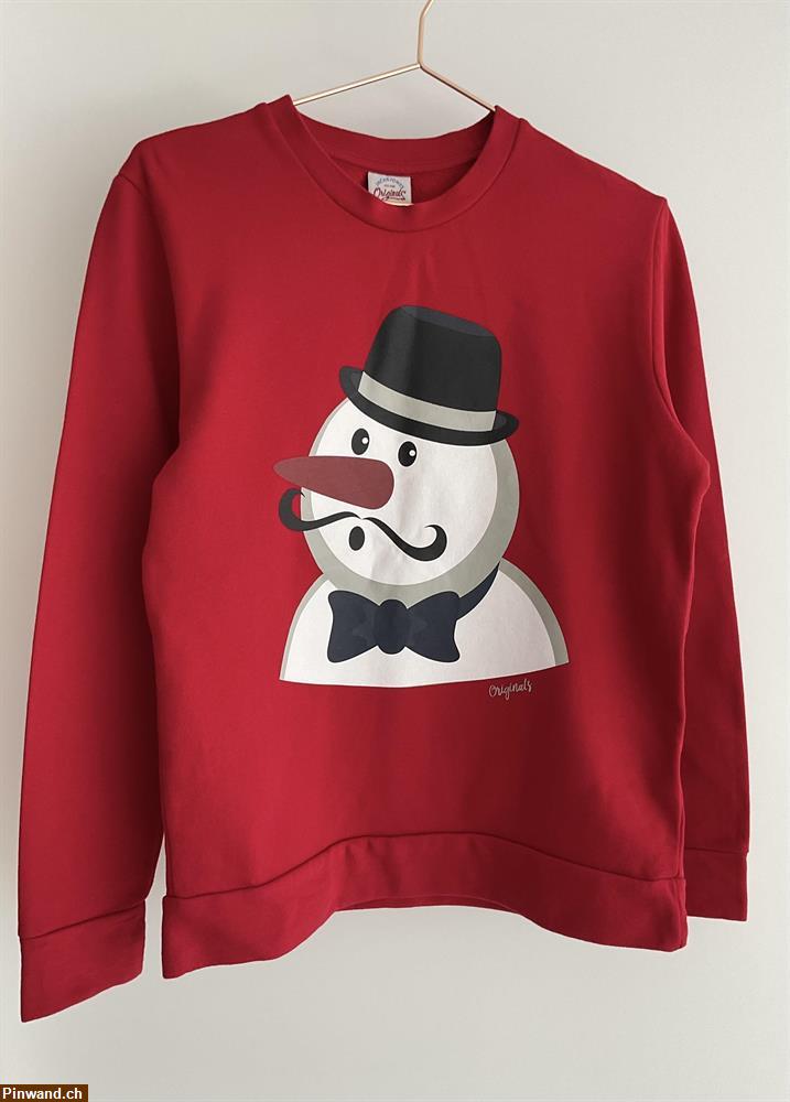 Bild 1: Sweatshirt in rot zu verkaufen