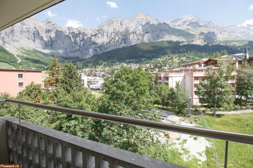 Bild 1: Leukerbad: 3½-Zimmer Attikawohnung auf 2 Etagen, 2 Balkone Nord mit toller Aussicht