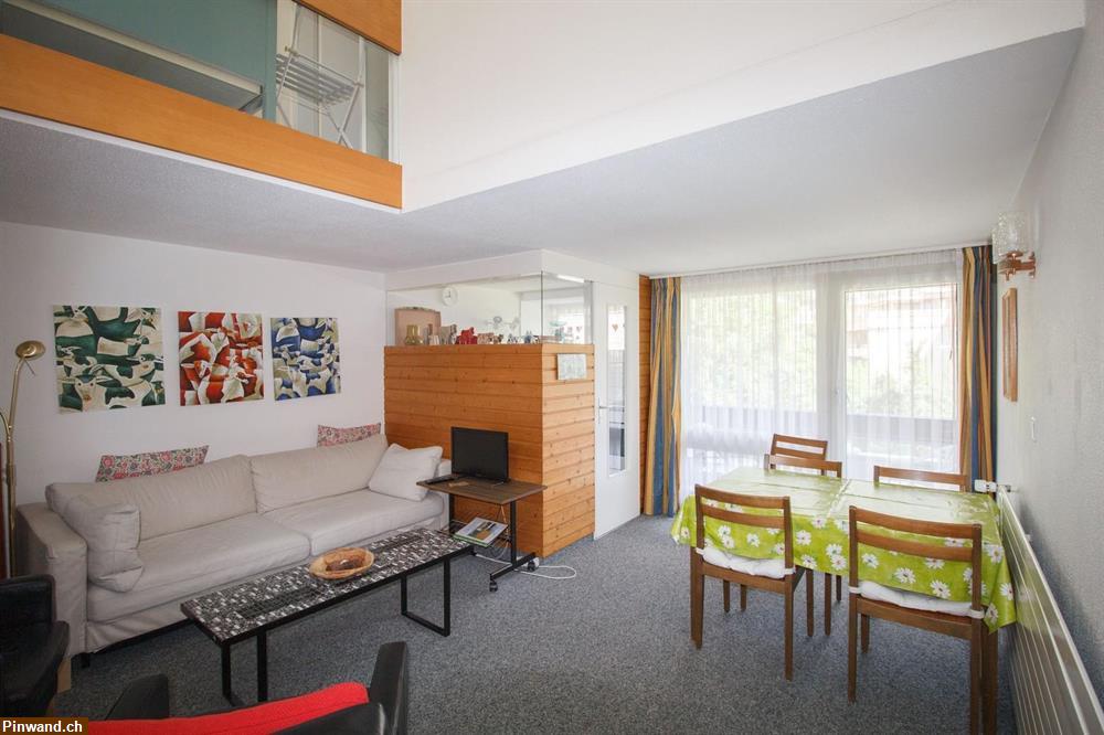 Bild 3: Leukerbad: 3½-Zimmer Attikawohnung auf 2 Etagen, 2 Balkone Nord mit toller Aussicht