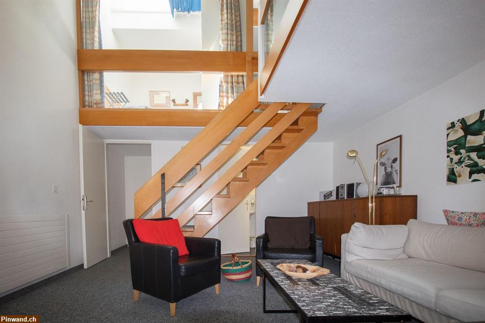 Bild 4: Leukerbad: 3½-Zimmer Attikawohnung auf 2 Etagen, 2 Balkone Nord mit toller Aussicht