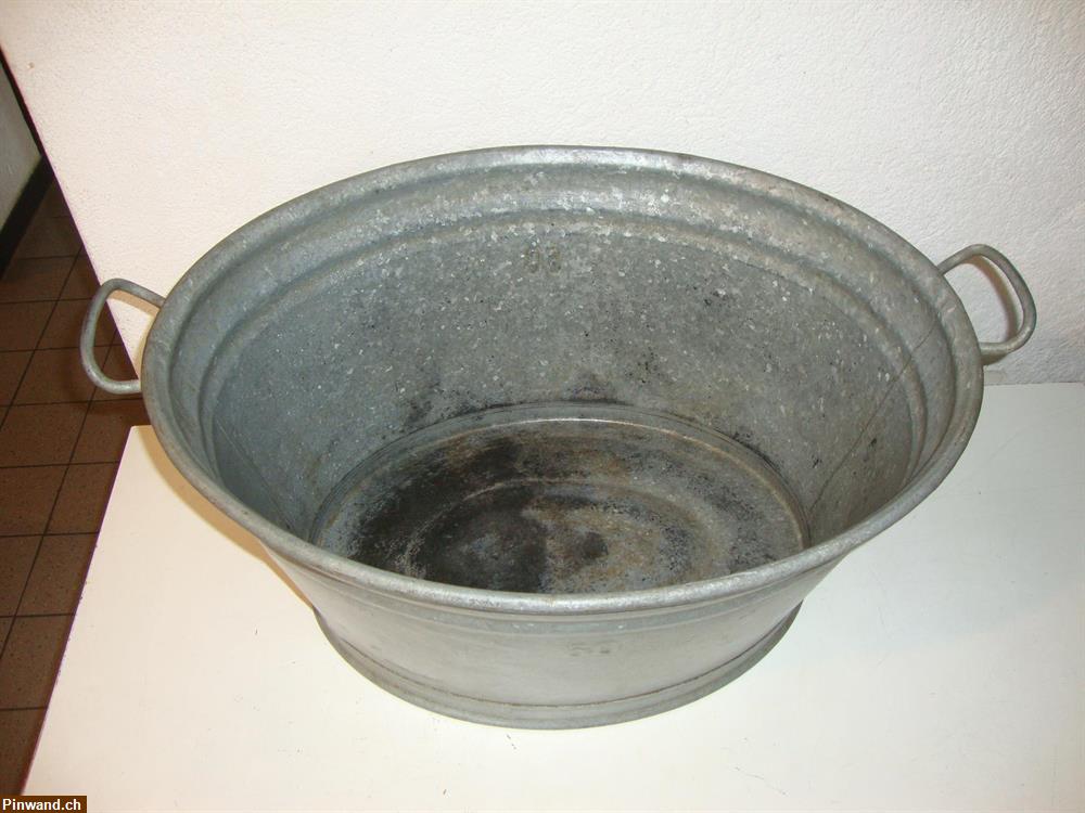 Bild 2: Alte Zinkwanne zu verkaufen