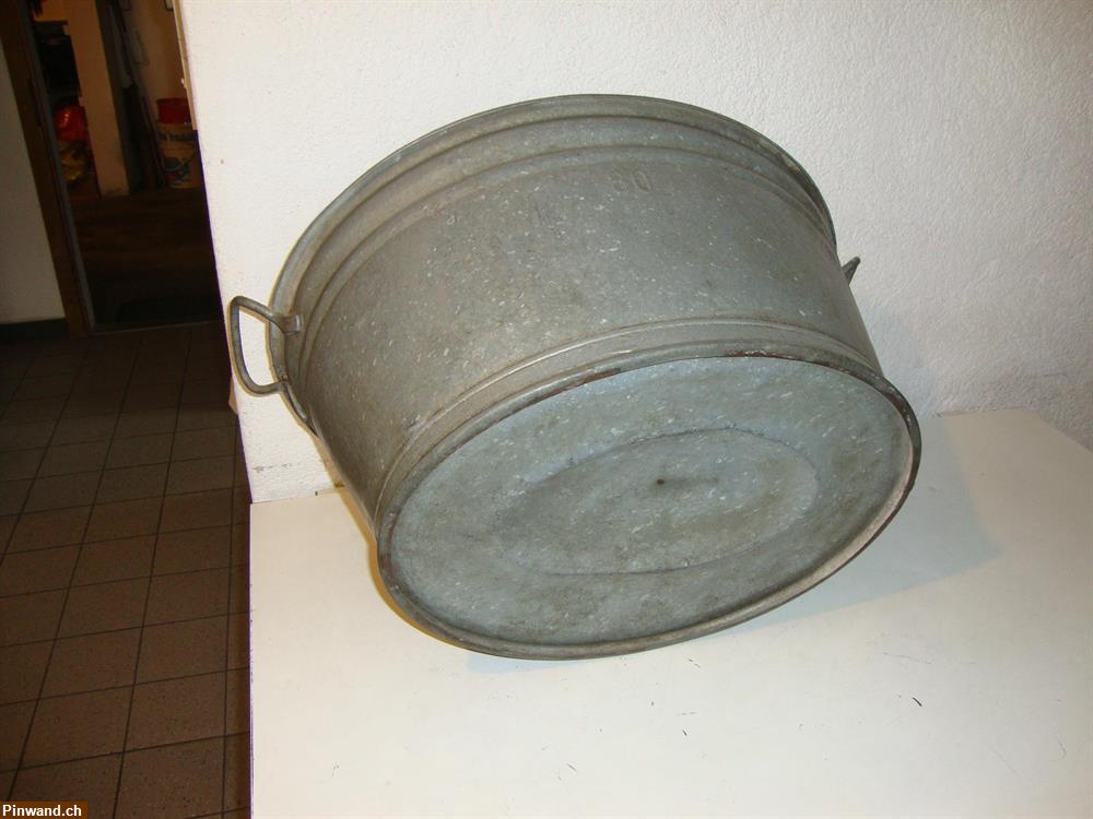 Bild 3: Alte Zinkwanne zu verkaufen