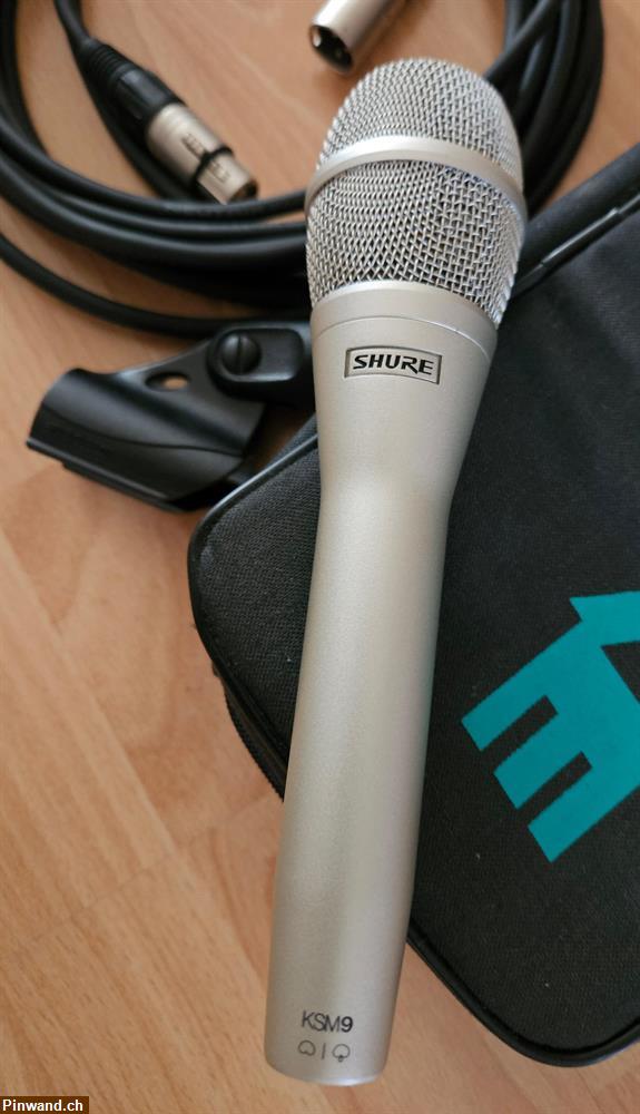 Bild 2: Shure KSM9 SL Kondensator-Mikrofon Silber