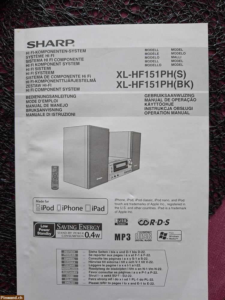 Bild 1: SHARP STEREO-ANLAGE zu verkaufen