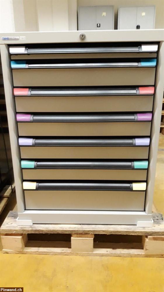 Bild 1: Schubladenschrank weiss grau 80cm zu verkaufen
