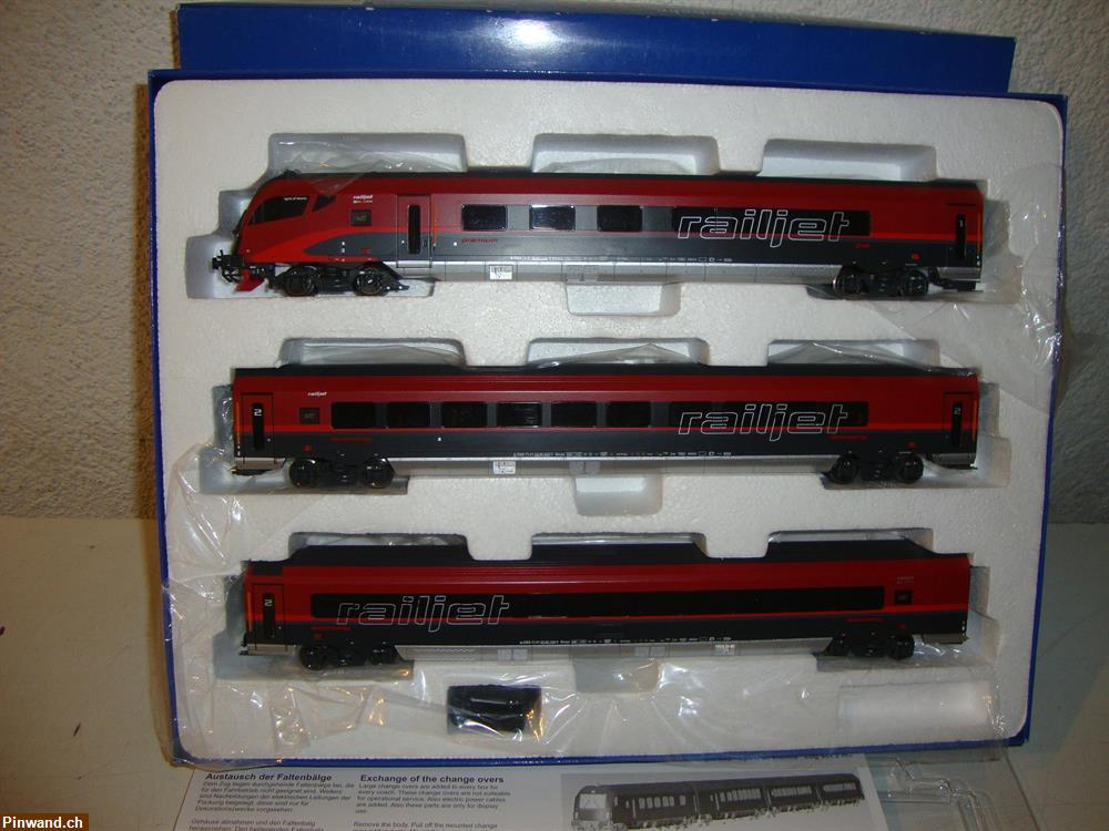Bild 2: Railjet 3teiliges Wagenset zu verkaufen