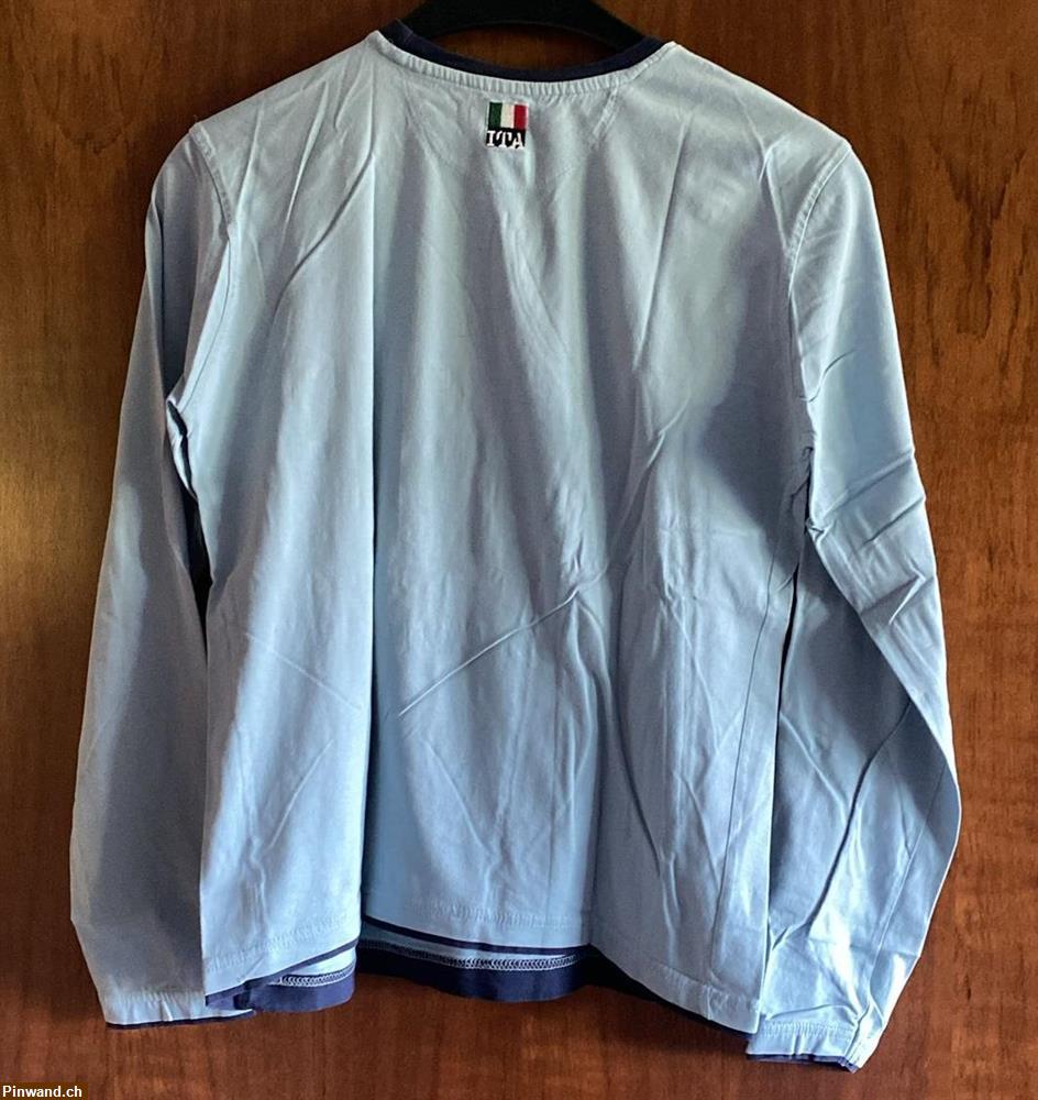 Bild 2: Gr. 164 hellblaues Langarm-Shirt von Marina Militare