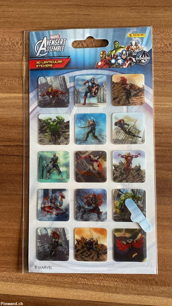 Bild 1: Panini 3D Lenticular Stickers Avengers Assemble