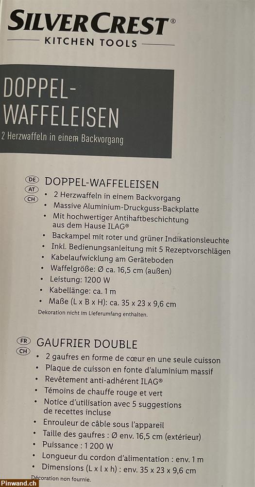 Bild 2: Doppel Waffeleisen zu verkaufen