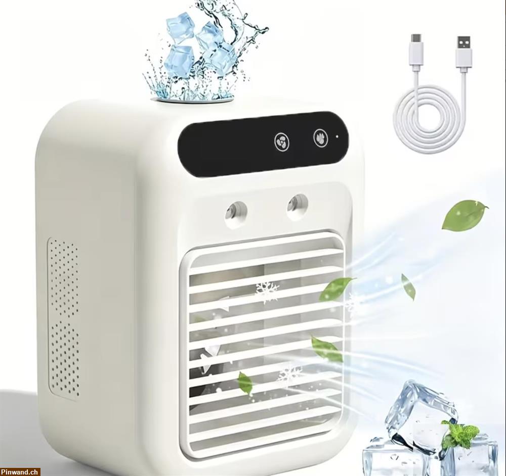 Bild 1: Mini-Luftkühler-Ventilator & Luftbefeuchter