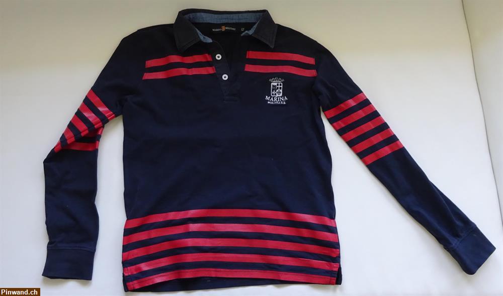 Bild 1: Gr. 152 Langarm-Poloshirt von Marina Militare