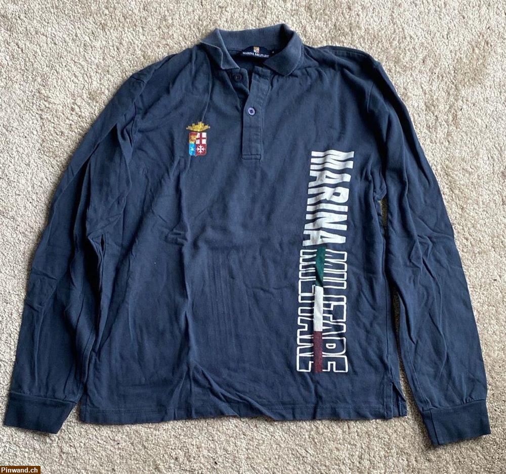 Bild 1: Gr. 16 Polo-Langarmshirt von Marina Militare zu verkaufen