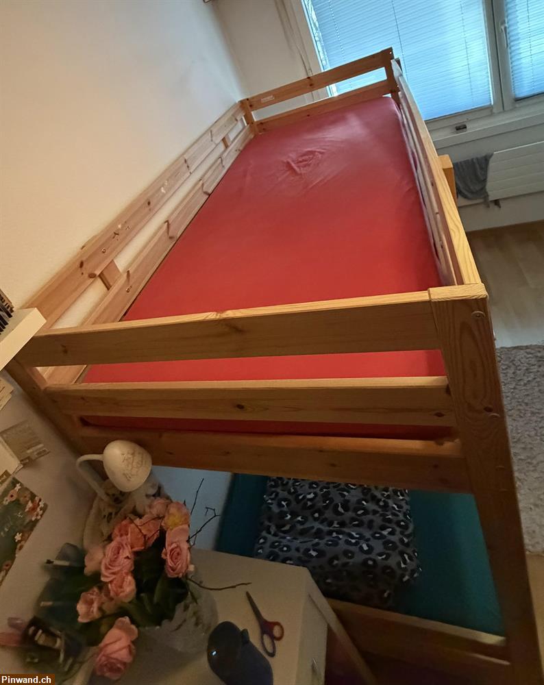 Bild 1: Gut erhaltenes Mydall Bett/90x200