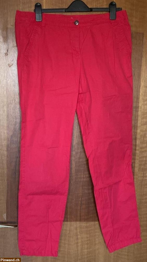 Bild 1: Gr. 42 rote Chino-Jeans von Tom Tailor