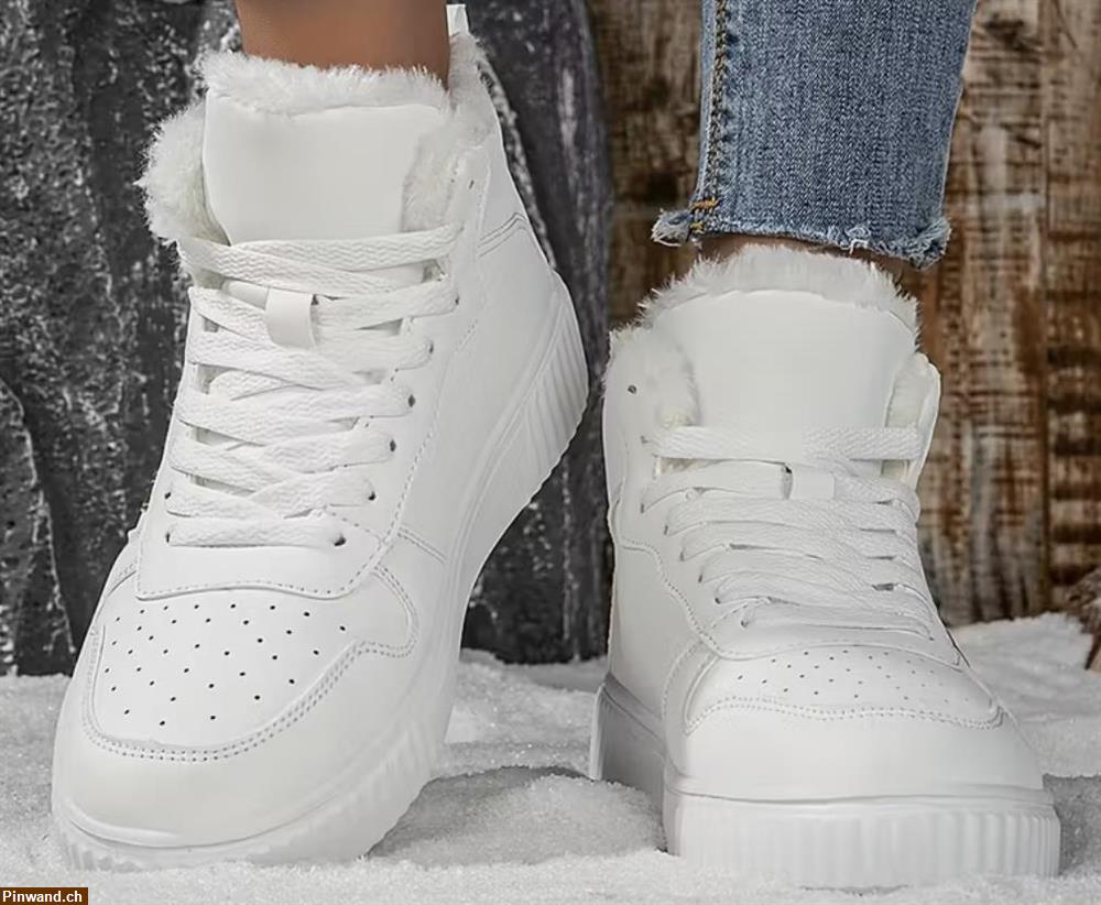Bild 3: Gr. 40 Dicke, warme Schnürschneestiefeletten zu verkaufen