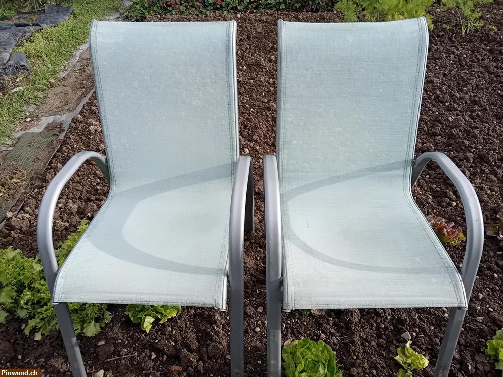 Bild 1: 2 Gartenstühle zu verkaufen