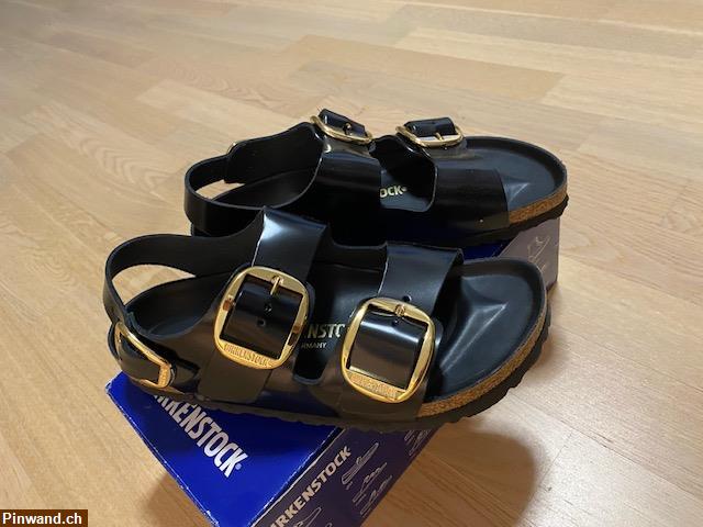 Bild 1: Neuwertige Birkenstock Milano Big Buckle Grösse 38