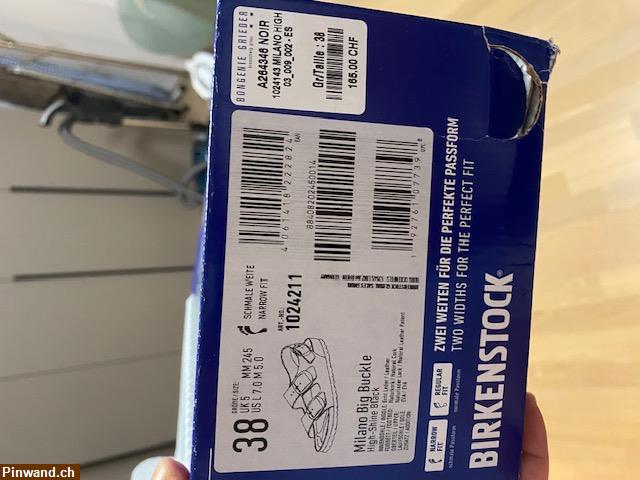 Bild 2: Neuwertige Birkenstock Milano Big Buckle Grösse 38