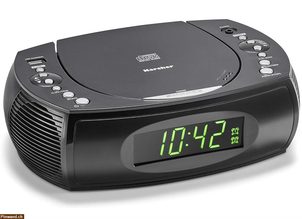 Bild 1: Karcher UR 1308 - Radiowecker mit CD-Player und Radio