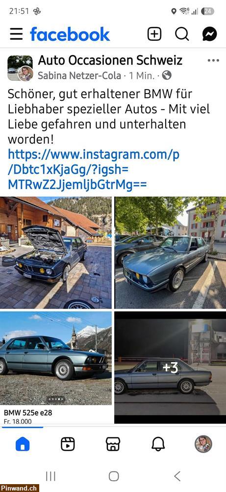 Bild 1: BMW 525e e28 für exklusive Autoliebhaber zu verkaufen