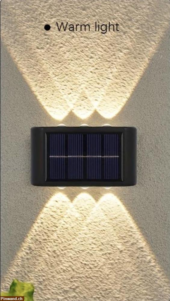 Bild 3: Wasserdichte Solar-Außenwandleuchten