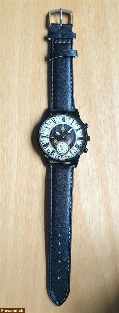 Bild 2: Quarz-Armbanduhr, 41mm im Vintage-Trachtenstil